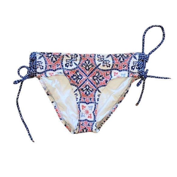 Michael Kors Santorini Sunset Shirred Side Tie Bikini bottom - Picture 4 of 6